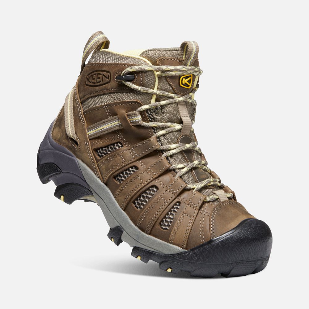 Keen Outdoor Bot Kadın Kahverengi - Voyageur Mid - Türkiye RQMW86251